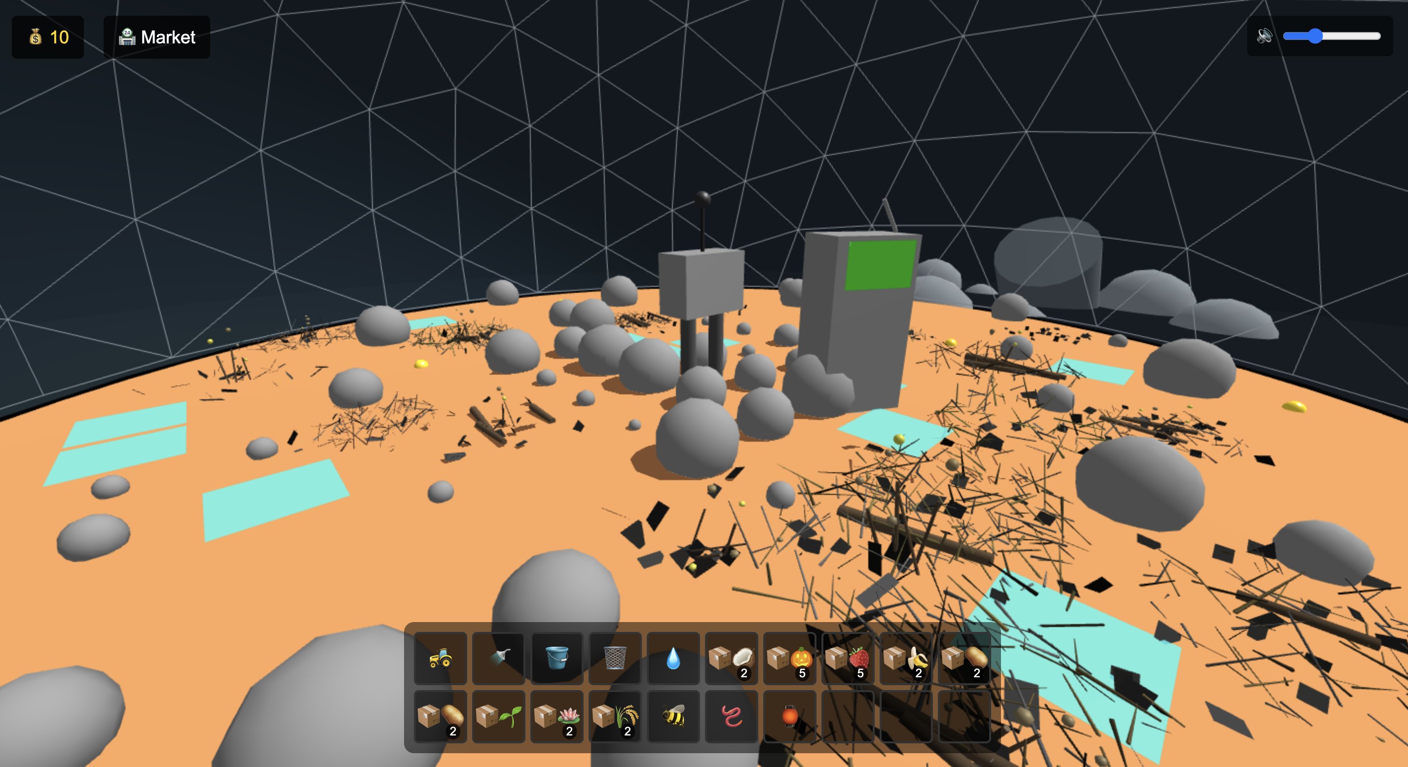 Dome Farm - A relaxing tropical farming game—but on Mars!...