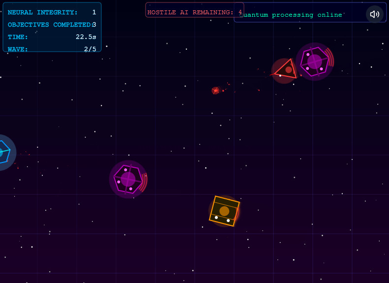 Neurobot (Robotic Surge Shooter) - Space Shooter... Try to kill all robot enemies....