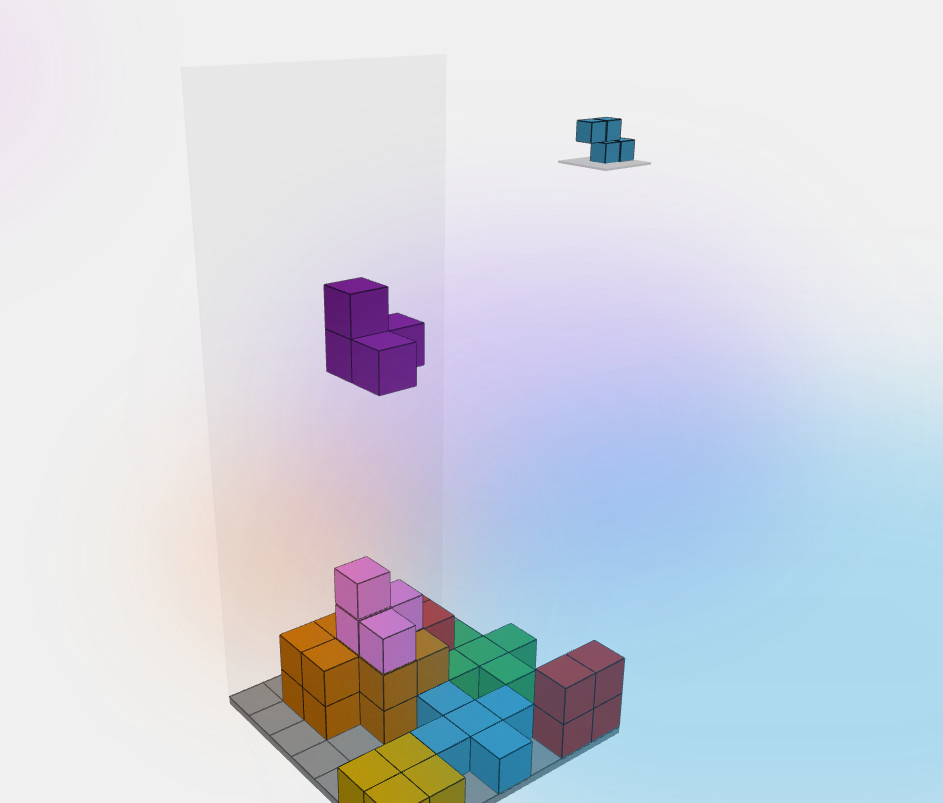 3D Tetris Platforms - 3D Varsion of classic tetris game. But a lot harde...