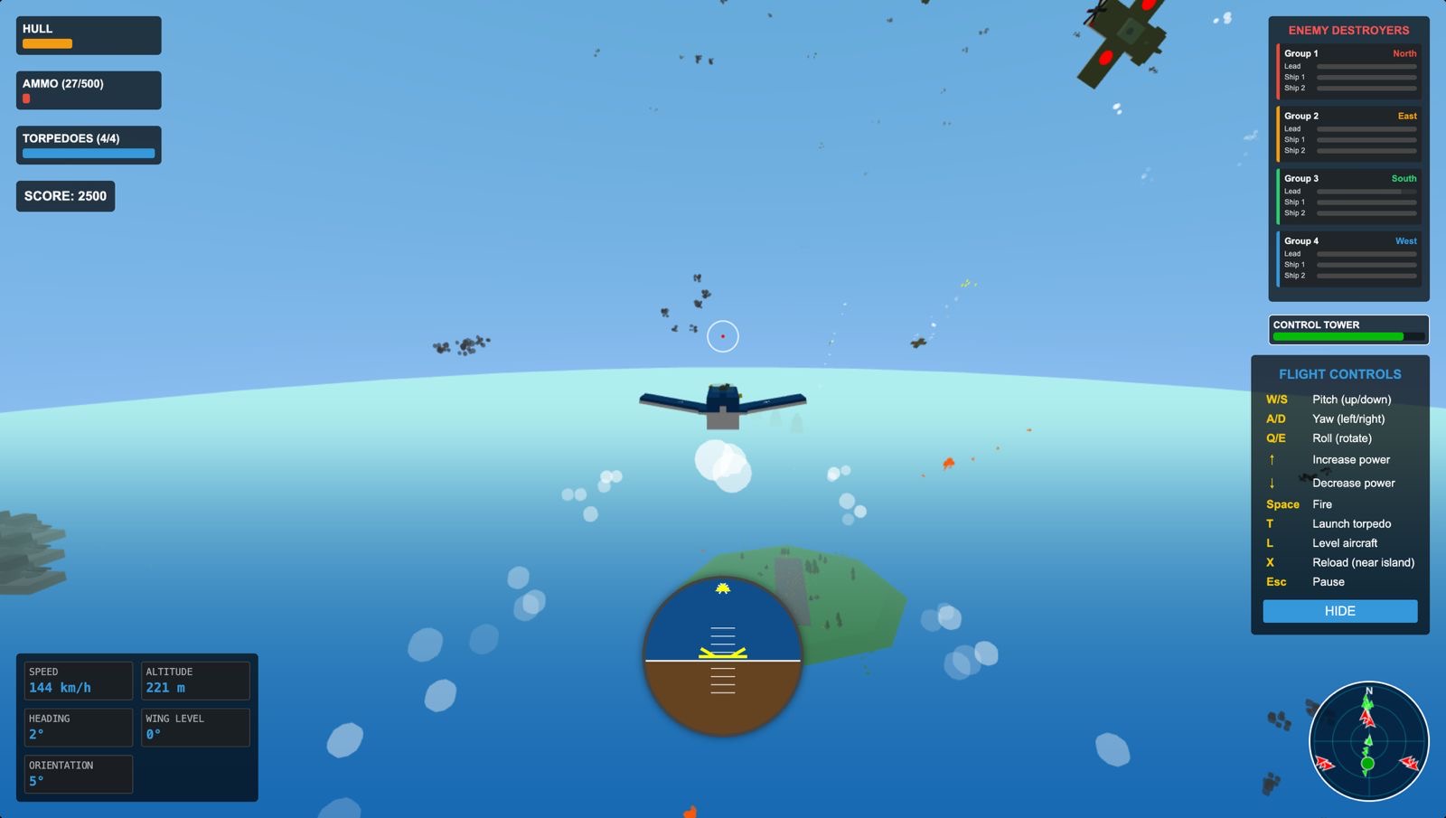 Top Fun - A combat arcade style where you play as a Corsair ...